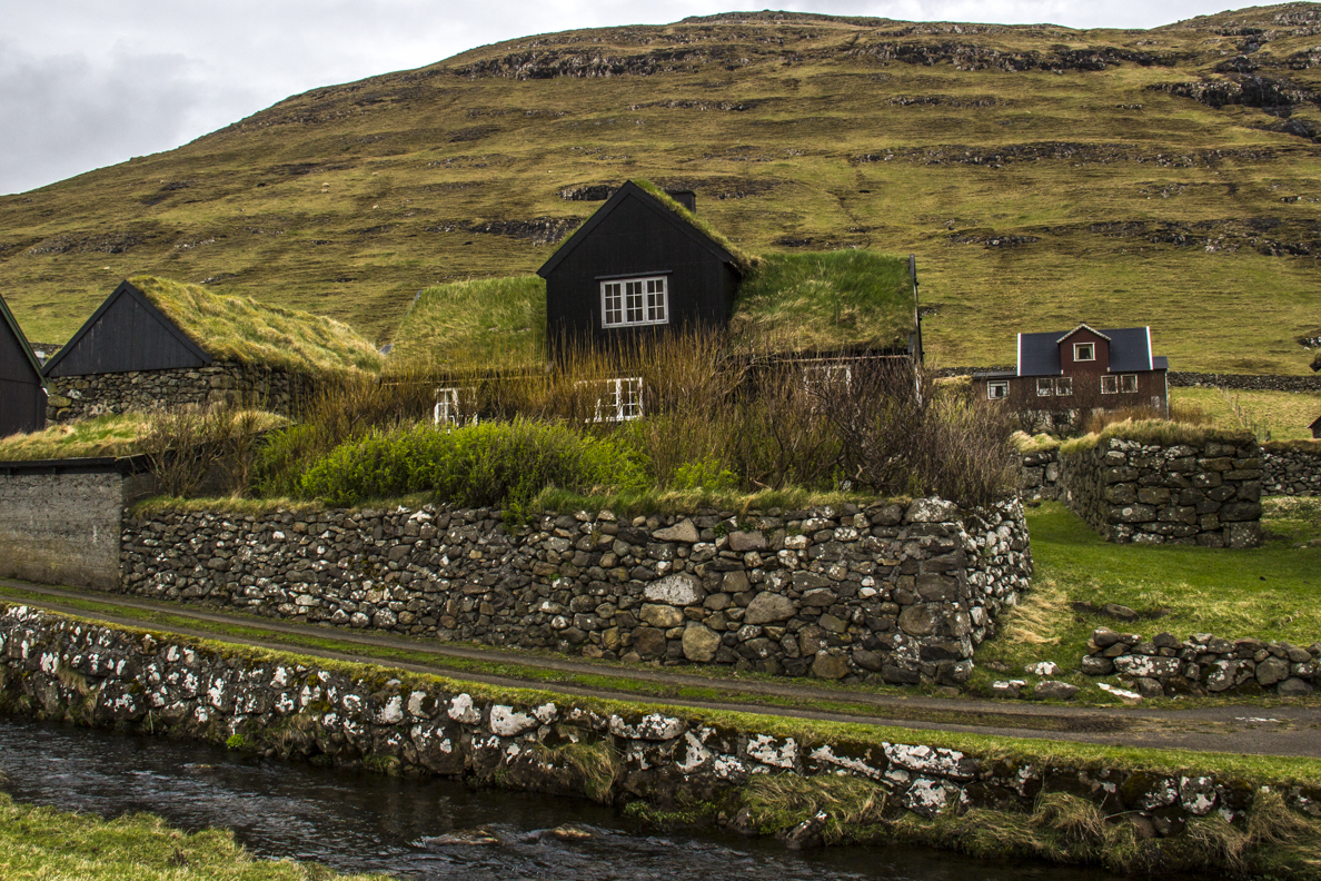 Húsavík on Sandoy an island in the Faroe Islands 7570