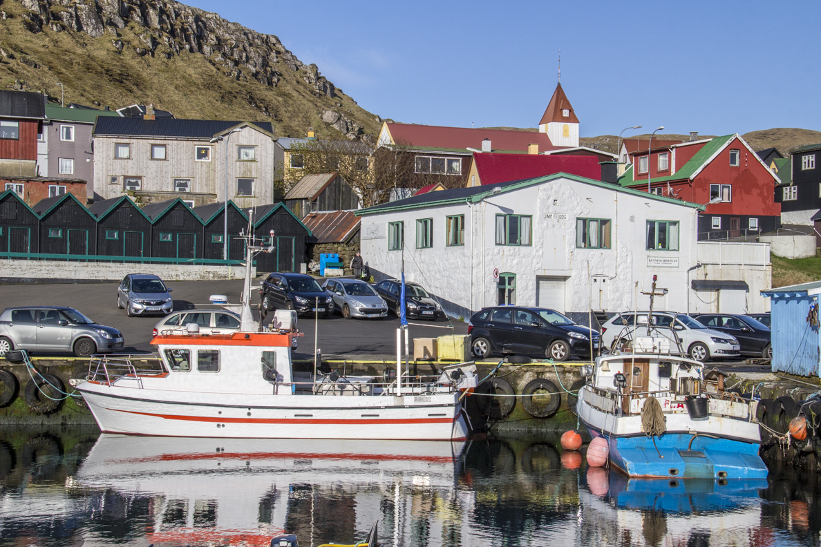 Port of Skopun on Sandoy an island in the Faroe Islands 7664