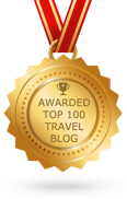 Awarded top 100 travel blog