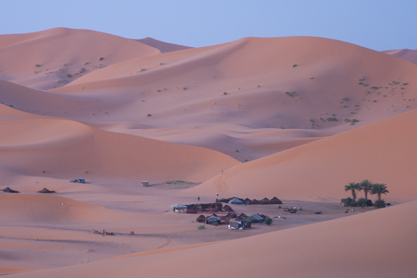 The desert in Morocco