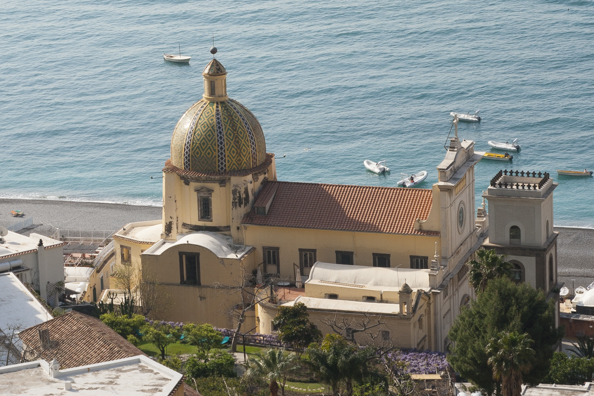 Chiesa di Santa Maria Assunta in Positano on the Amalfi Coast in Italy