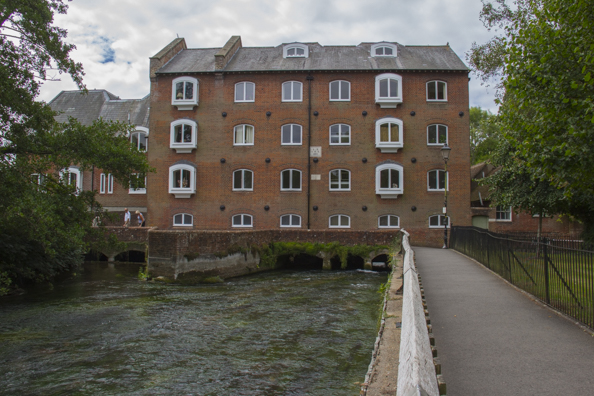 Wharf Mill and Warehouse on the River Itchen in Winchester