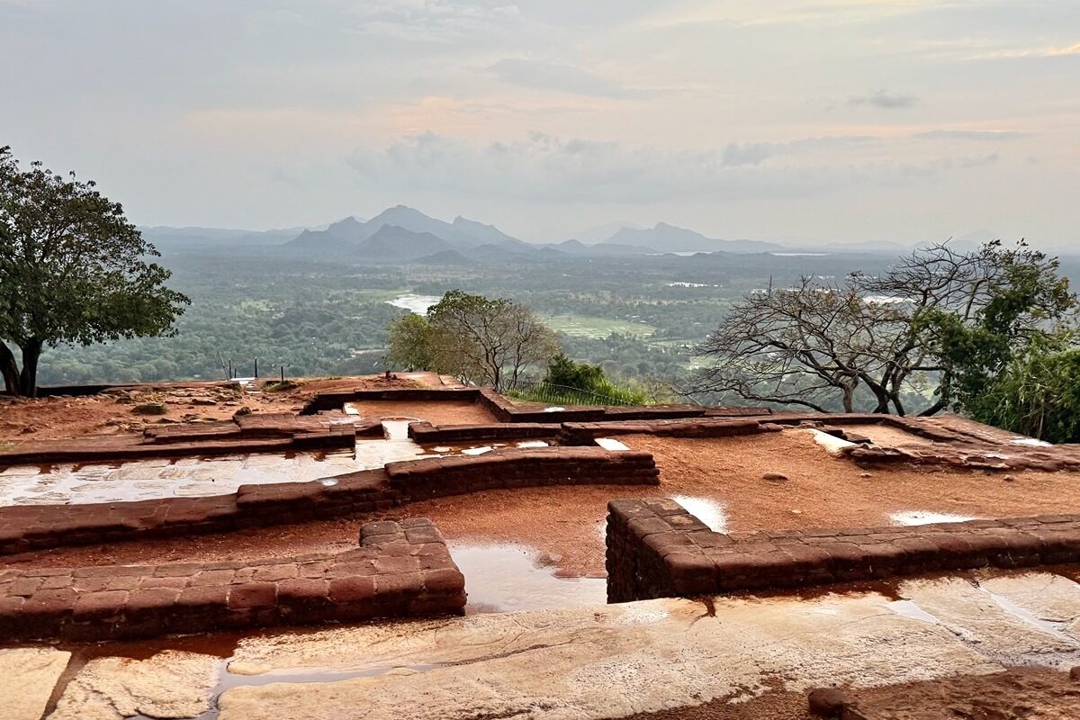 A View from Sigiriya Rock in Sri Lanka