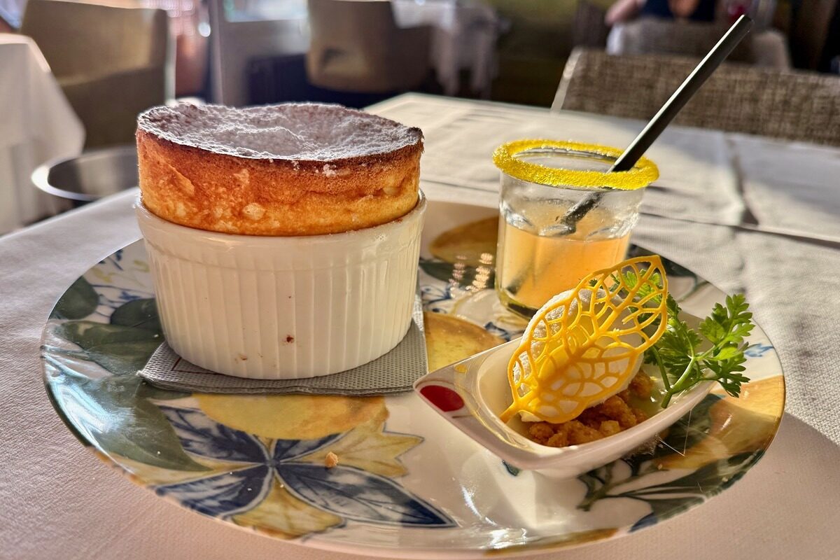 Classic Souffle at the Hotel La Matelote in Boulogne sur Mer, France