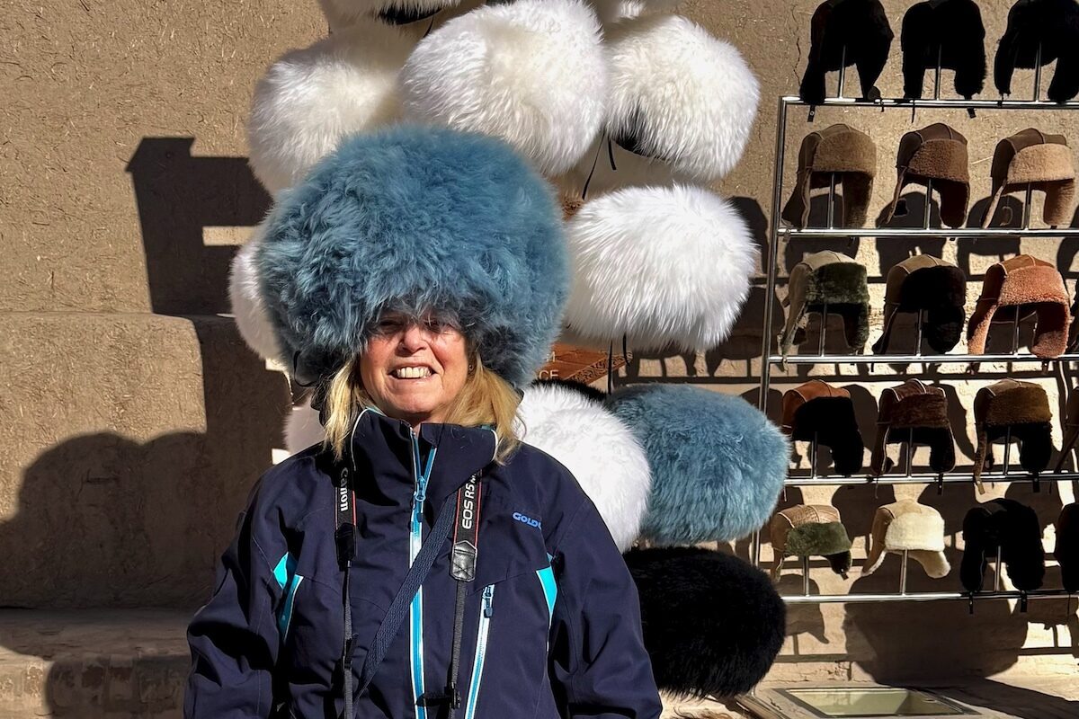 Hats Galore in Khiva, Uzbekistan