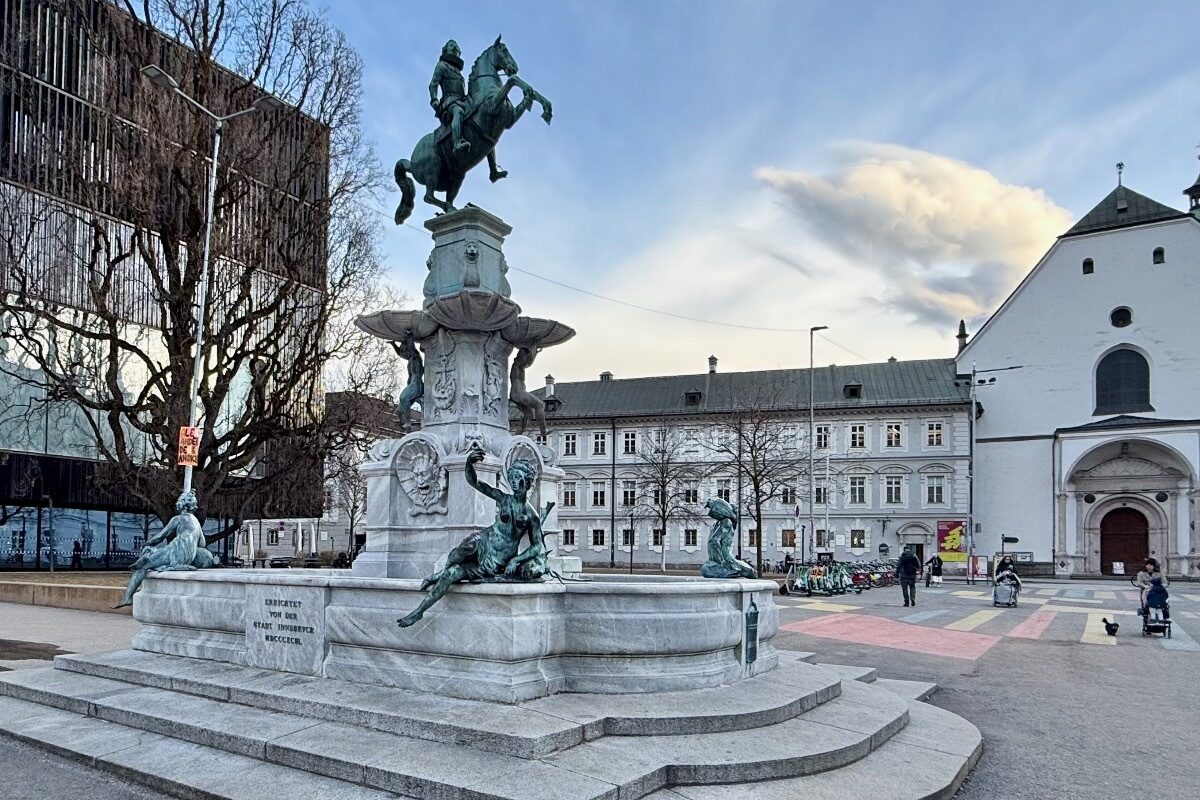 Leopold’s Fountain in Innsbruck