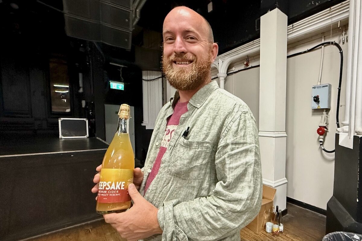 Nate, American Cider Producer at the Cider Salon in Bristol