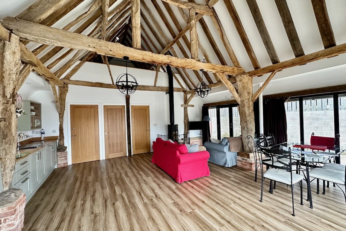 Open Plan at Archers Retreat, Michelmarsh Farm, Romsey in Hampshire