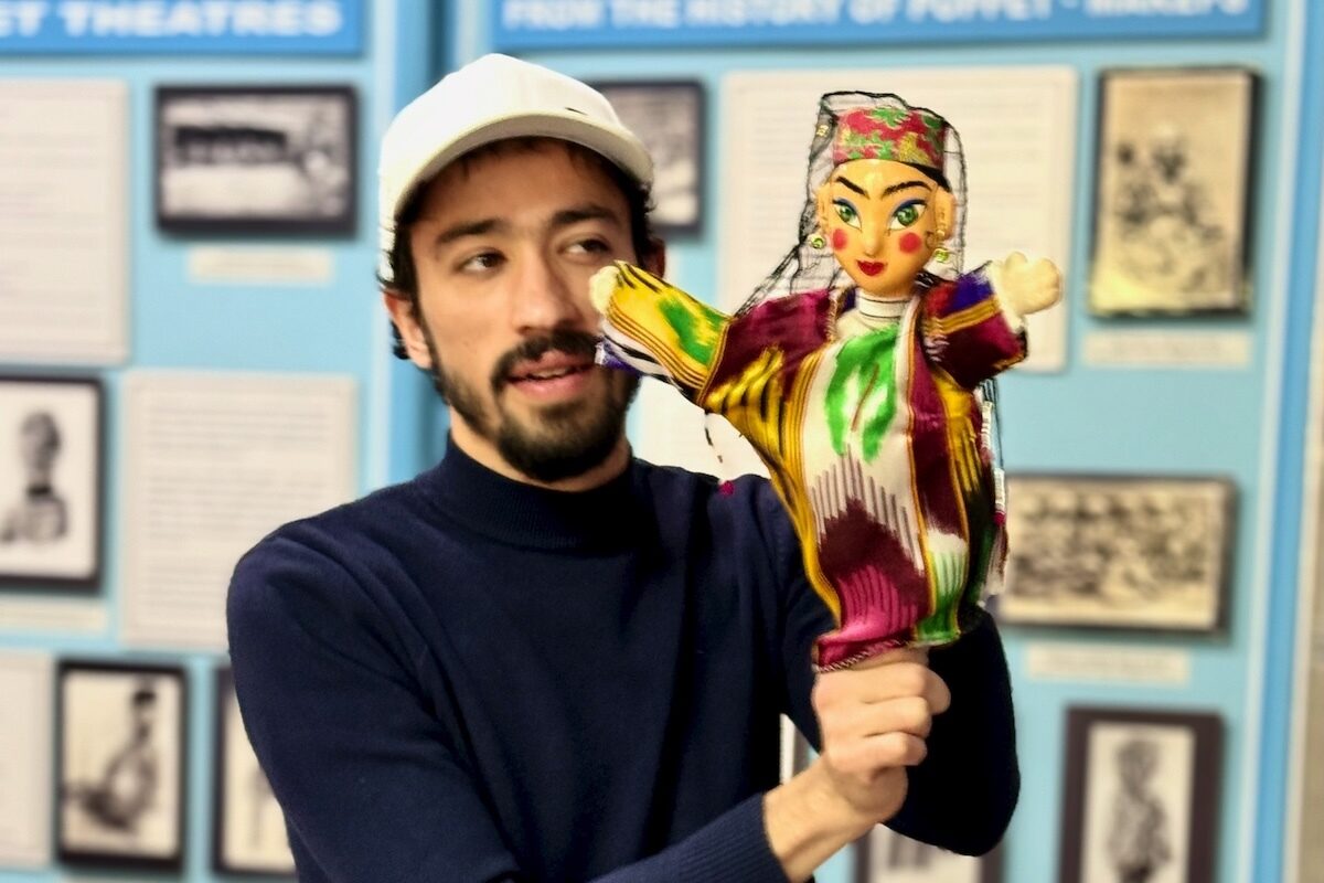 Puppet Maker in Bukhara, Uzbekistan
