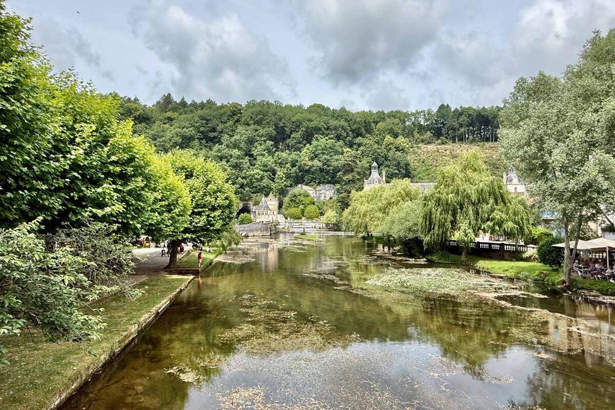 River Dronne in Brantôme-en-Périgord in the Dordogne
