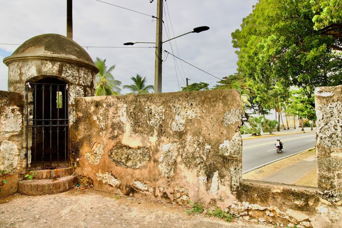 Ruins of Ozama Fortress in Santo Domingo Dominican Republic