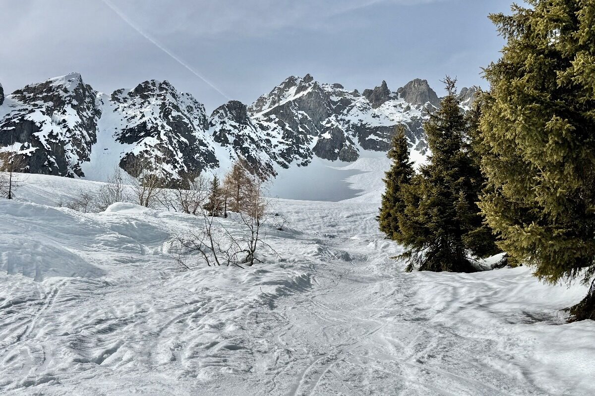 Ski Area above Les Marécottes