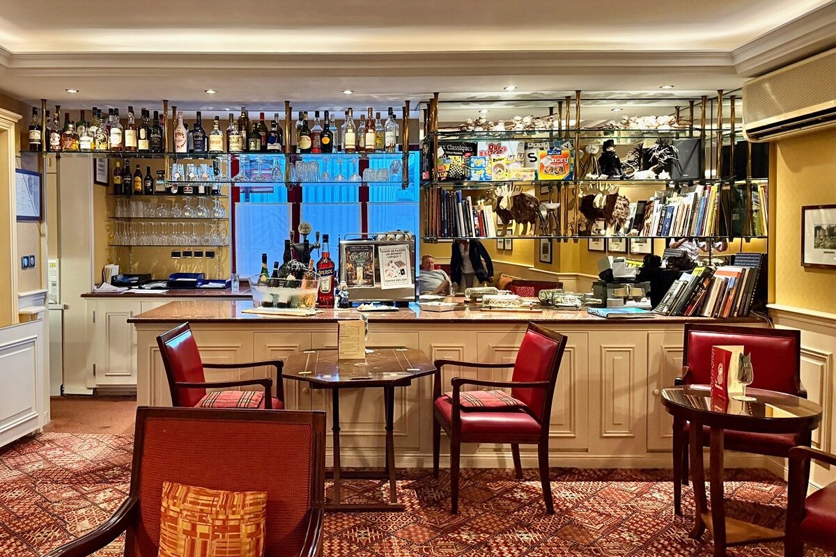 The Bar at the Hotel La Matelotein Boulogne sur Mer, France