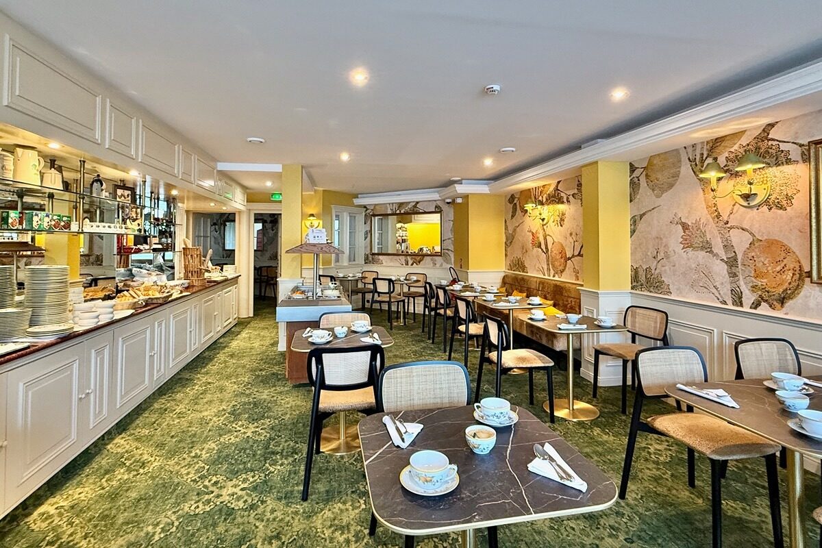 The Breakfast Room at the Hotel La Matelote in Boulogne sur Mer, France