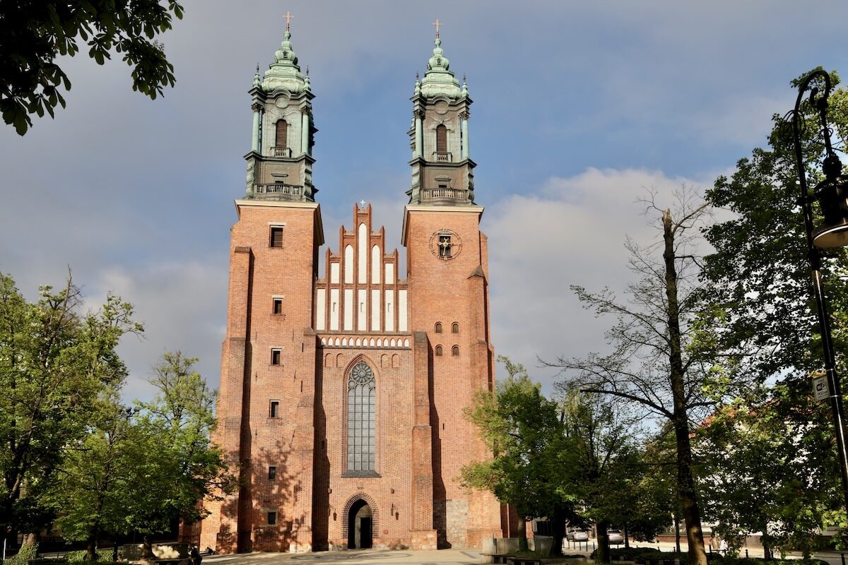 The Gothic Cathedral in Poznań, Poland