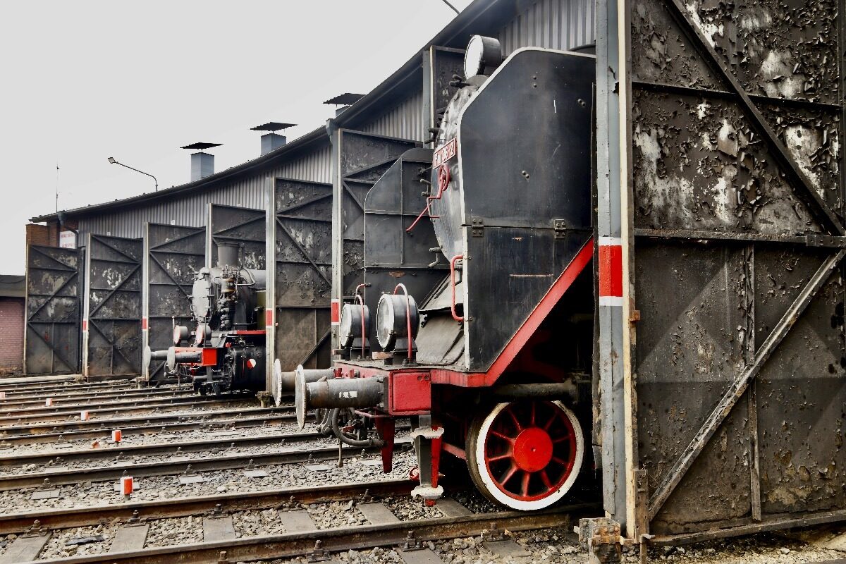 The Locomoive Shed at the Steam Depot in Wolsztyn