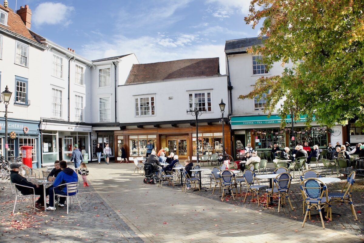 The Market Place in Abingdon