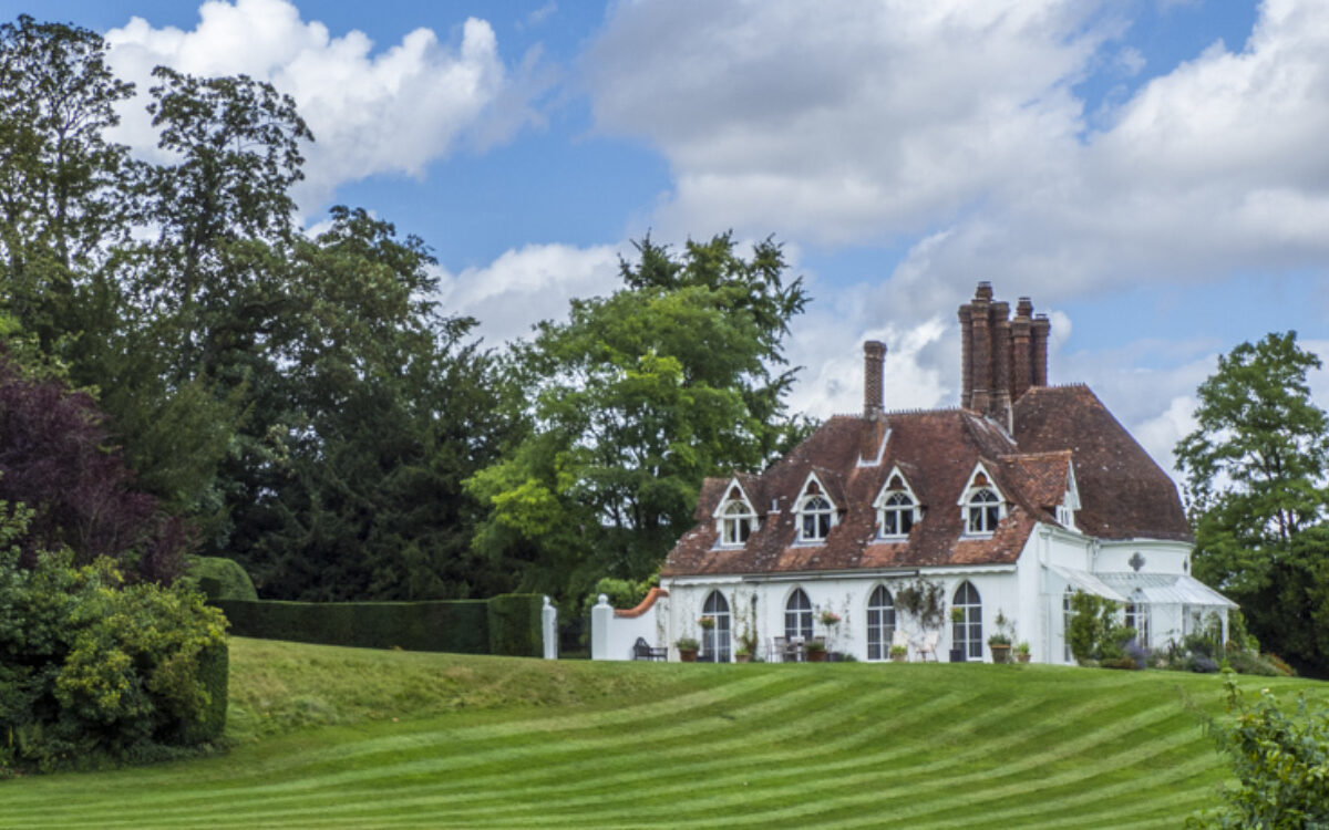 Houghton Lodge and its Tea Rooms in the Test Valley, Hampshire