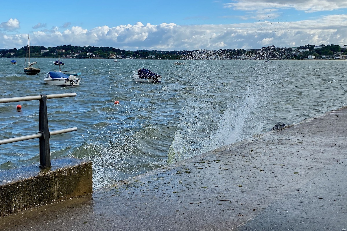 A Blustery Day by Poole Harbour in Dorset