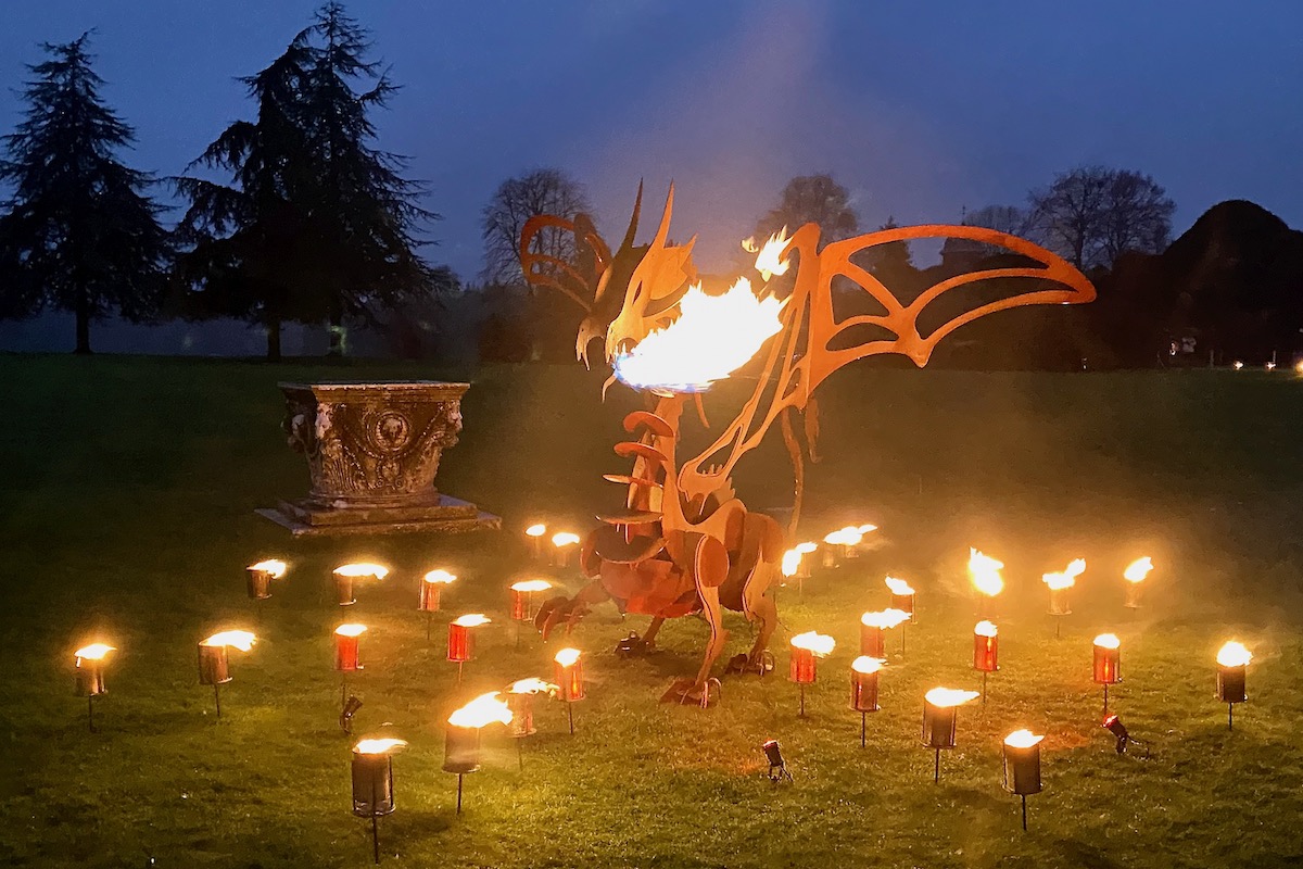 A Fire Breathing Dragon at Kingston Lacy