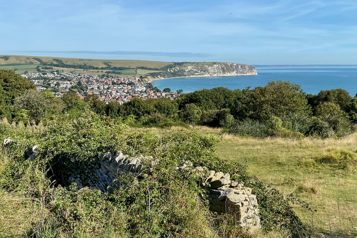 A Path Across Country Above Swanage in Dorset