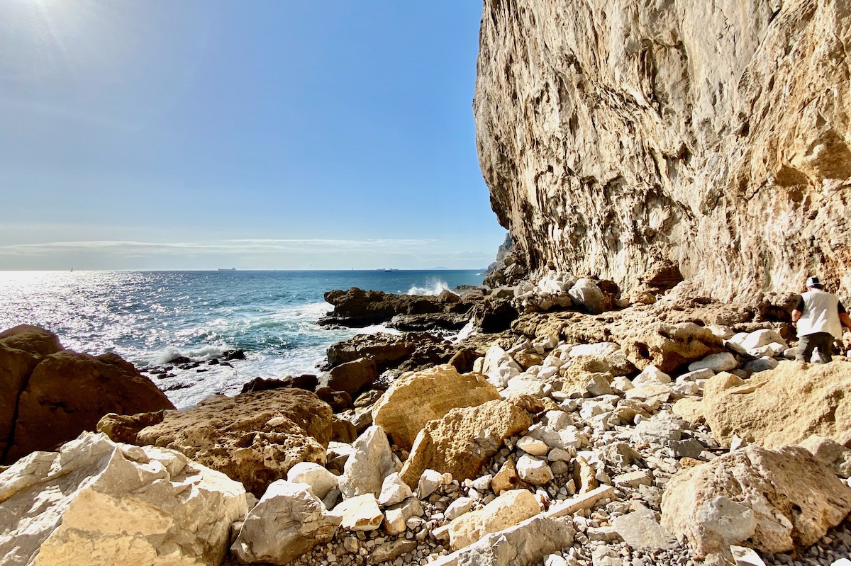 A Rocky Way to Gorham's Cave in Gibraltar