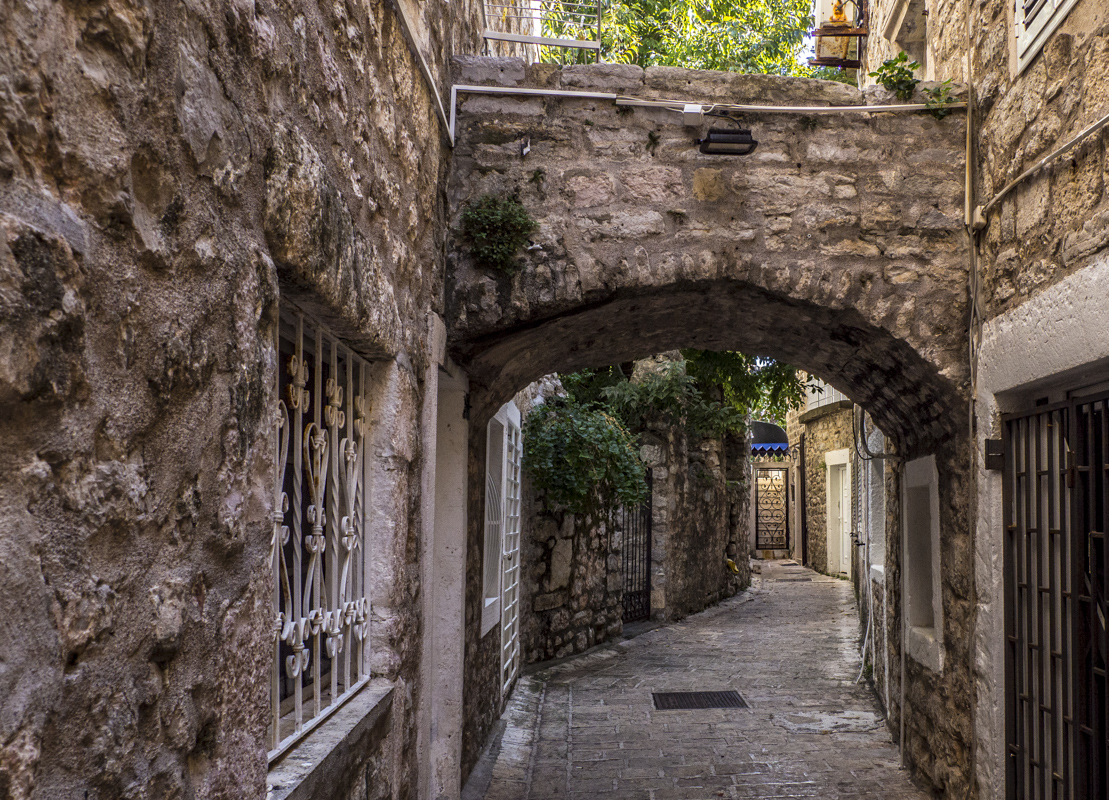 A Street in the Old Town of Budva in Montenegro 150257