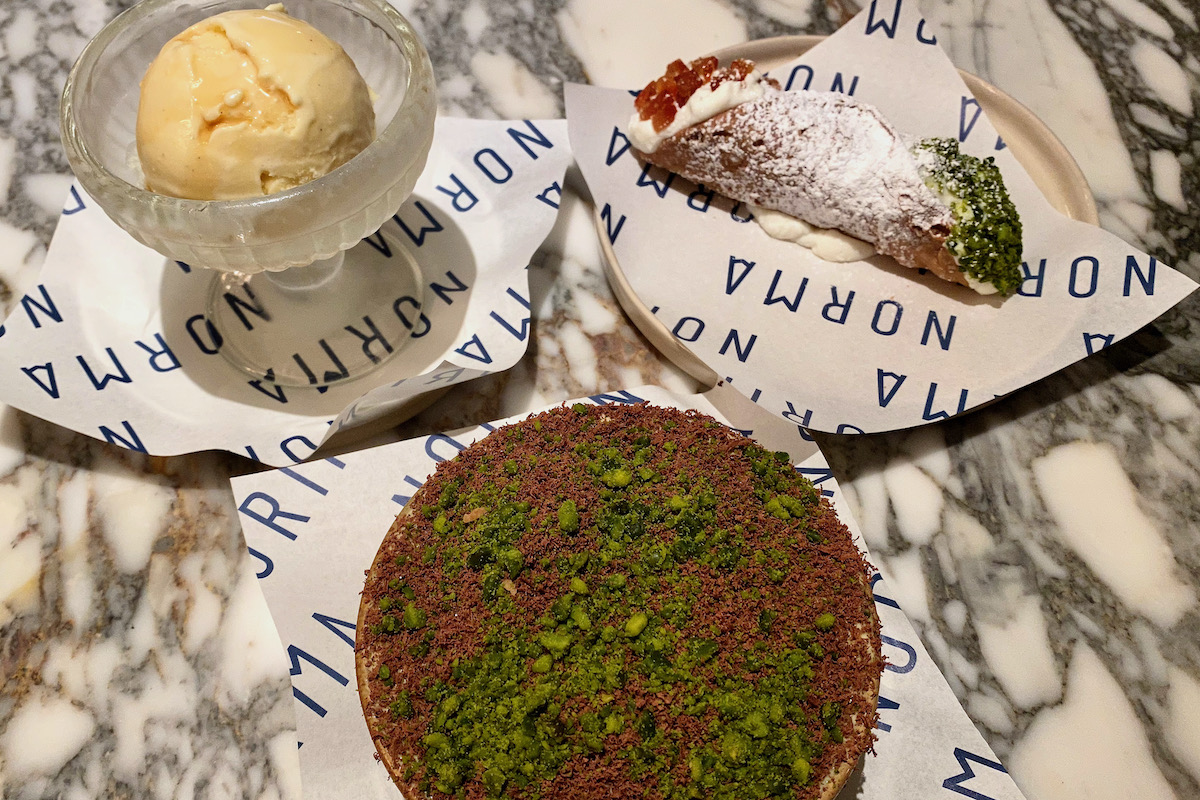 A Trio of Desserts at Norma in Fitzrovia, London