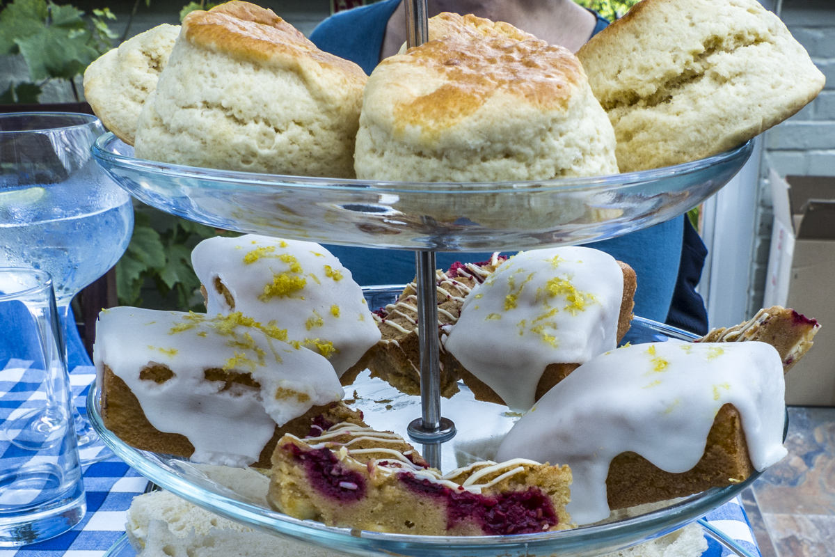 Afternoon Tea at Houghton Lodge Gardens in the Test Valley, Hampshire  8171287