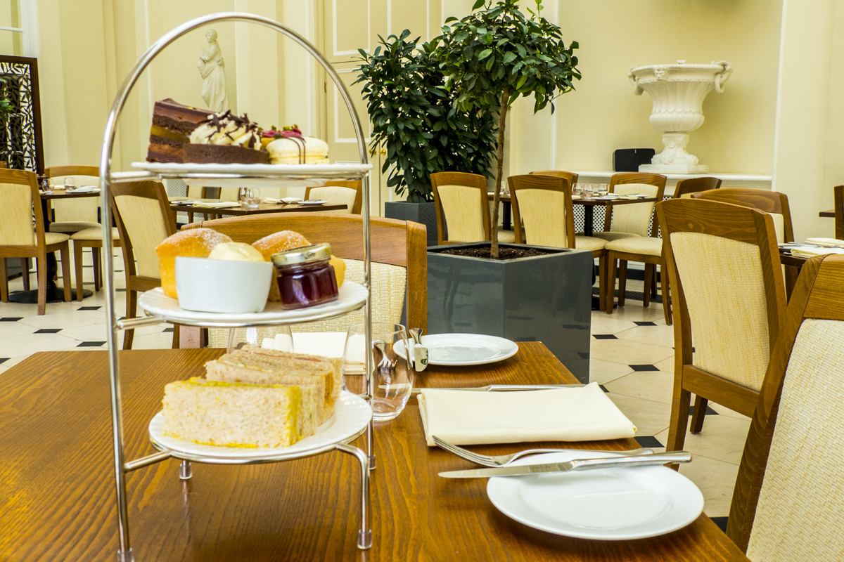 Afternoon Tea in the Orangery at Blenheim Palace in Woodstock  9301646