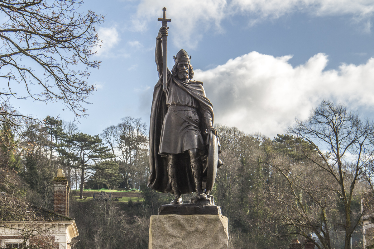 Alfred the Great in Winchester, Hampshire, UK 99