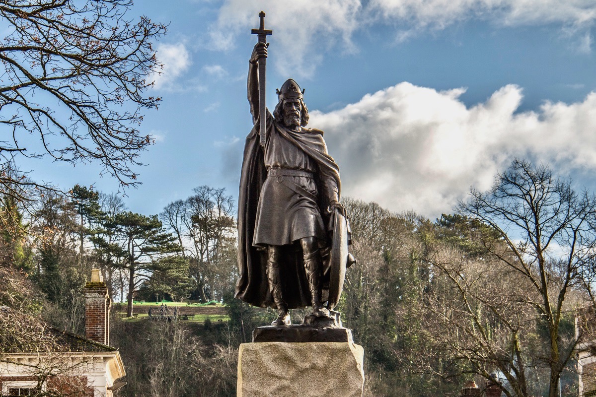 Alfred the Great in Winchester, Hampshire