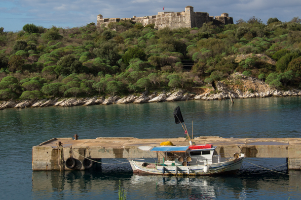 Ali Pasha's Castle in Porto Palermo Bay in Albania