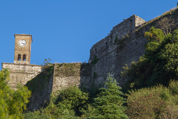 Ali Pasha's fortress above Gjirokaster in Albania