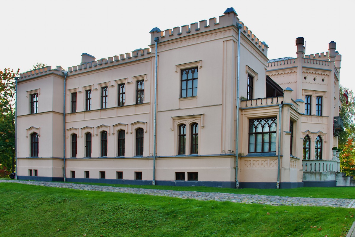 Alūksne New Palace in Alūksne, Vidzeme in Latvia