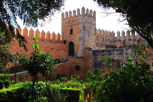 The Andalusian Gardens in Rabat, Morocco