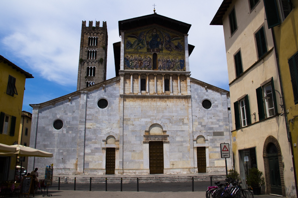 Basilica di San Frediano in Lucca, Tuscany in Italy