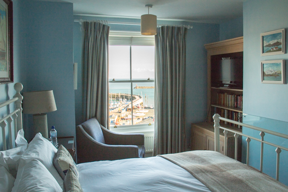 Bedroom at the Royal Harbour Hotel, Ramsgate, Kent
