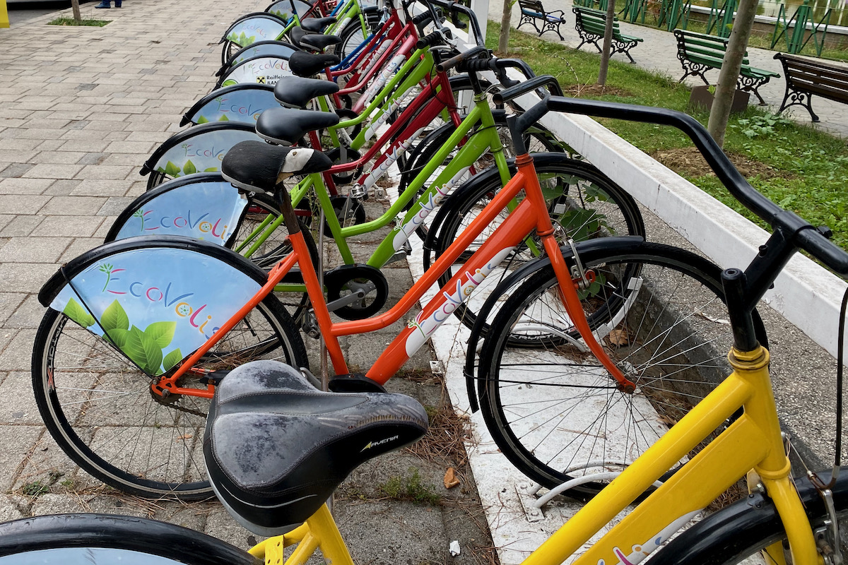Boris Bikes in Tirana, Albania