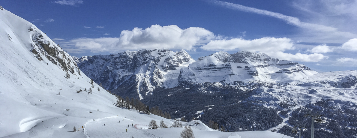 Four Resorts, One SkiArea in the Italian Dolomites