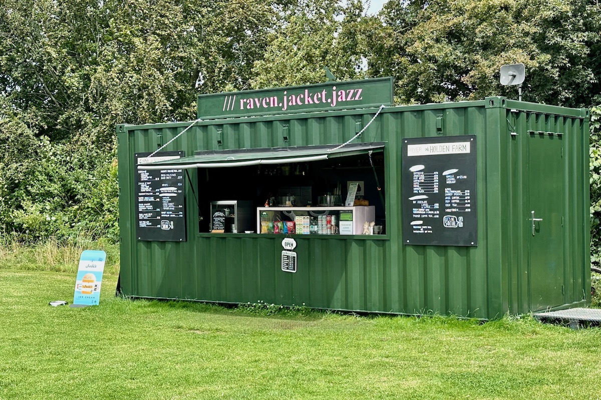 Cafe at Holden Farm on the South Downs Way in Hampshire