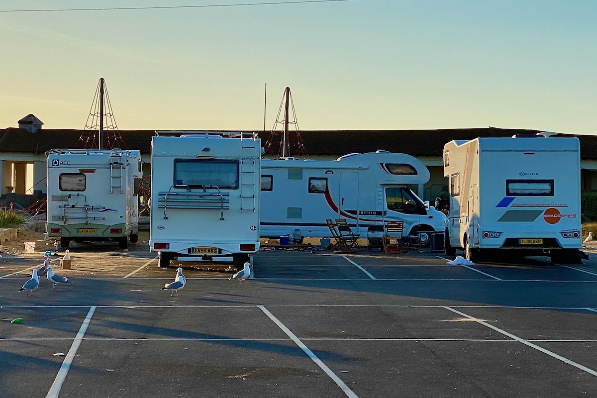 Campers in Public Car Parks, Dorset
