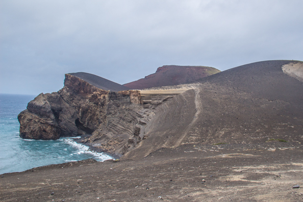 Capelinhos Volcano on Faial Island in the Azores