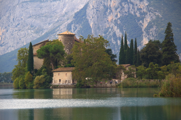 Castello Toblino on Lago Toblino near Trento