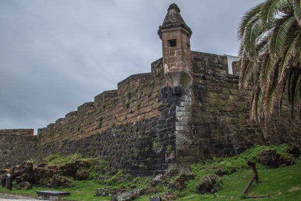 Castle of Santa Cruz in Horta on Faial Island in the Azores