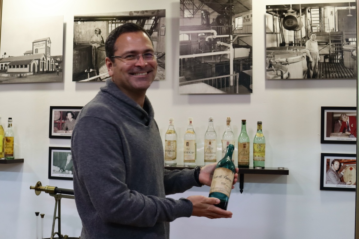 César Arencibia Director of Arehucas Rum Distillery in Arucas, Gran Canaria