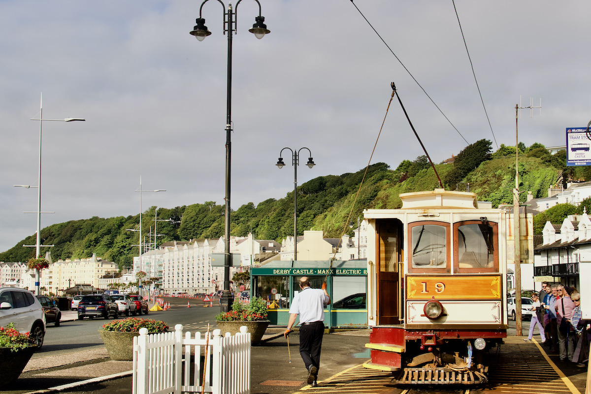 Changing Cables on the Manx Electric Railway on the Isle of Man