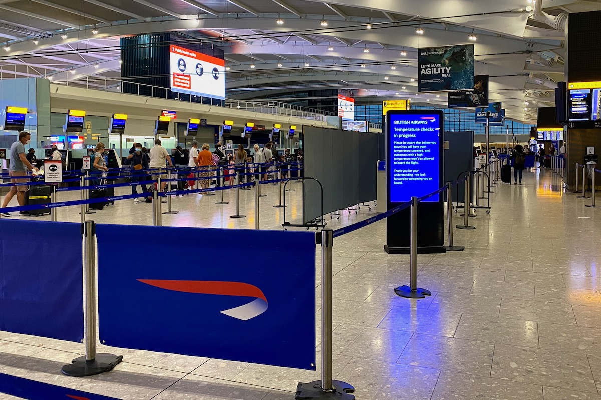 Check in at Terminal 5, Heathrow