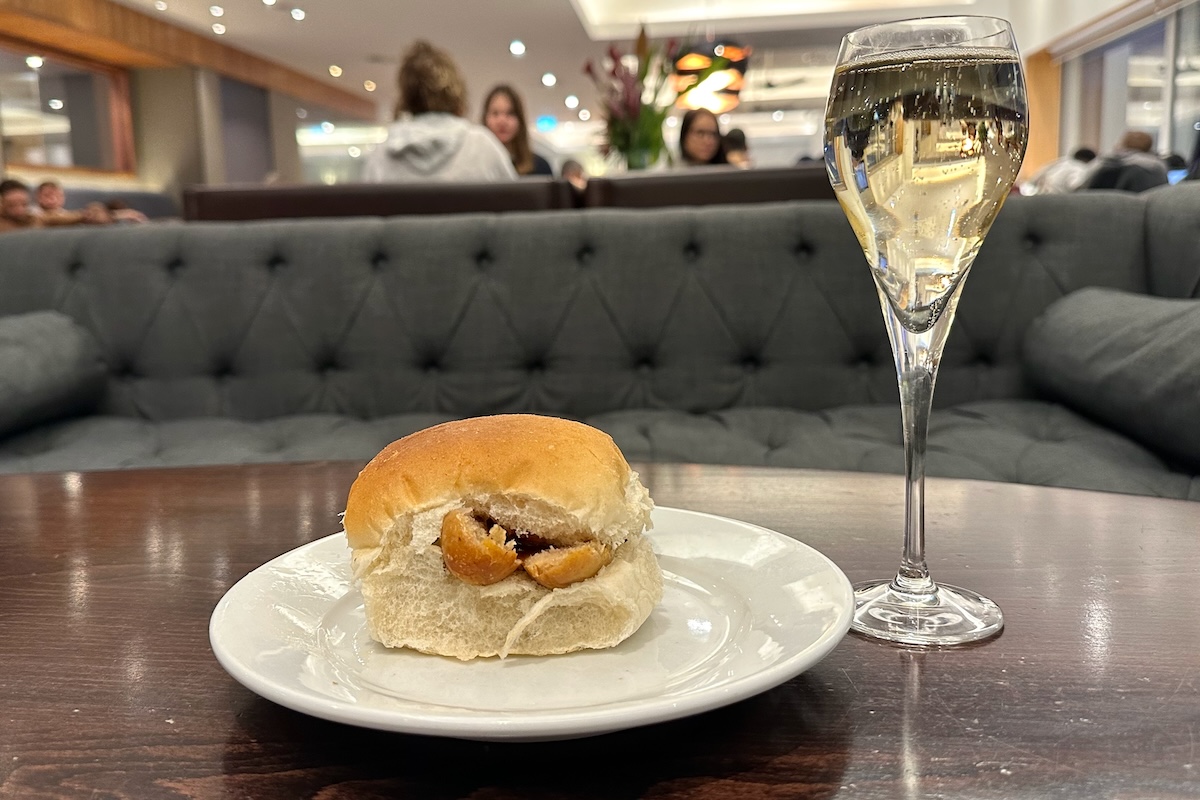 Cheers from the No ! Lounge at Heathrow Terminal 3.