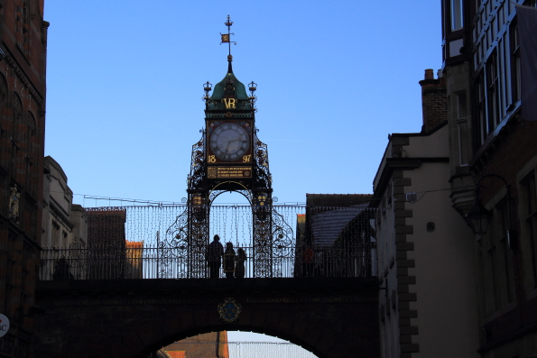The Eastgate clock in Chester